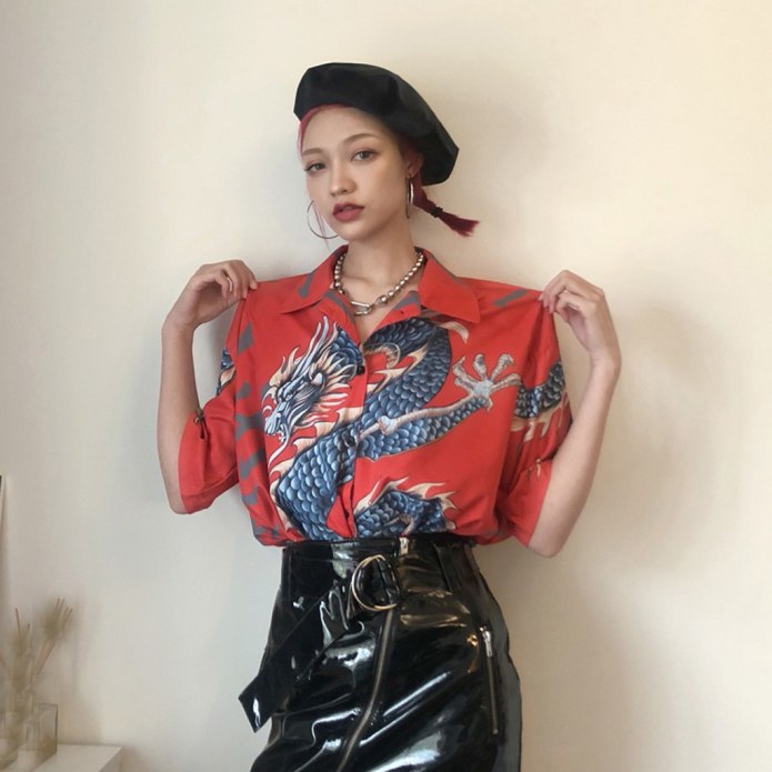 Блузка в японском стиле