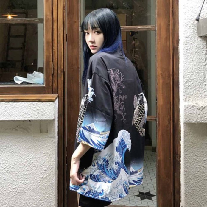 Японская рубашка женская