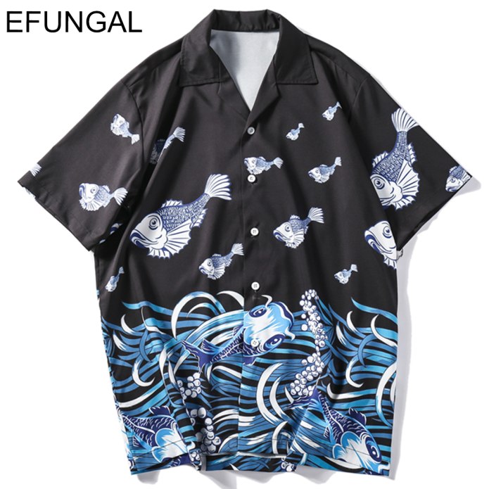 Рубашка в японском стиле