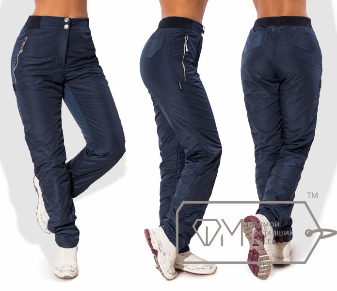 Теплые спортивные штаны женские