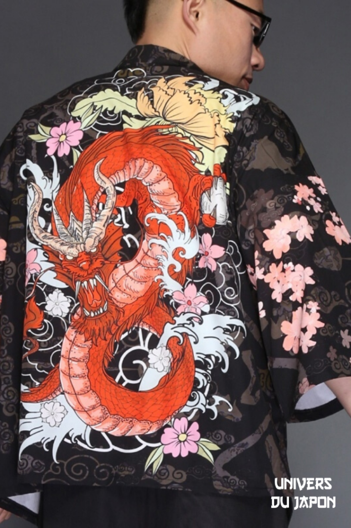 Кимоно с хаори мужское