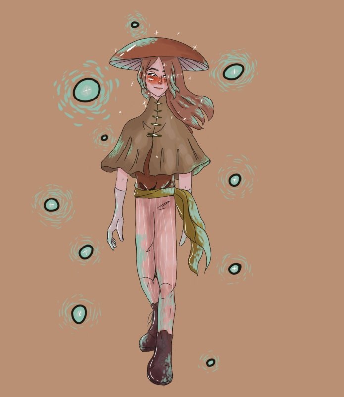 Человек гриб арт