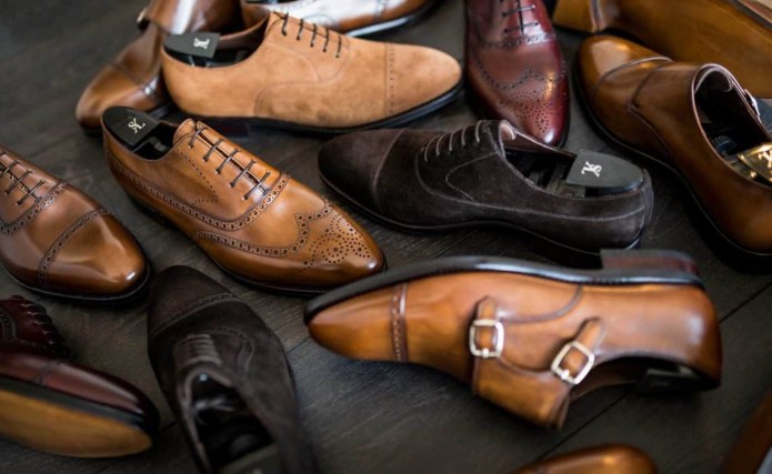 Виды мужских туфель