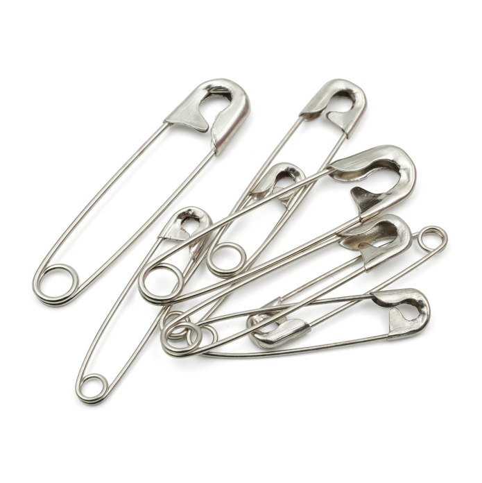 Булавка английская стальная со спиралью 38 мм