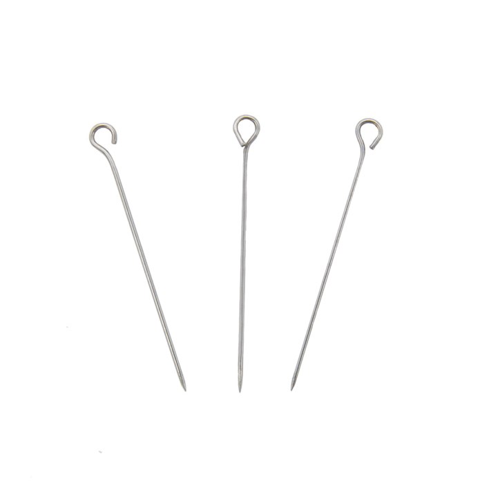 Булавки английские 35мм 10шт никель с-324