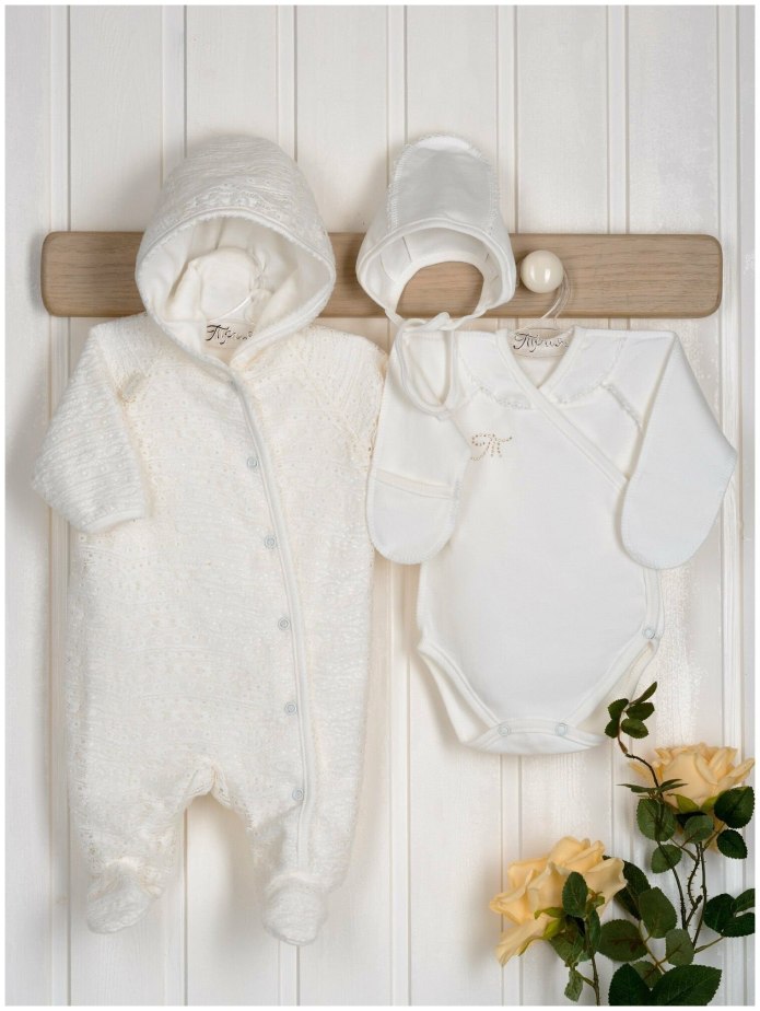 Боди ТРИЯ размер 56-62, экрю