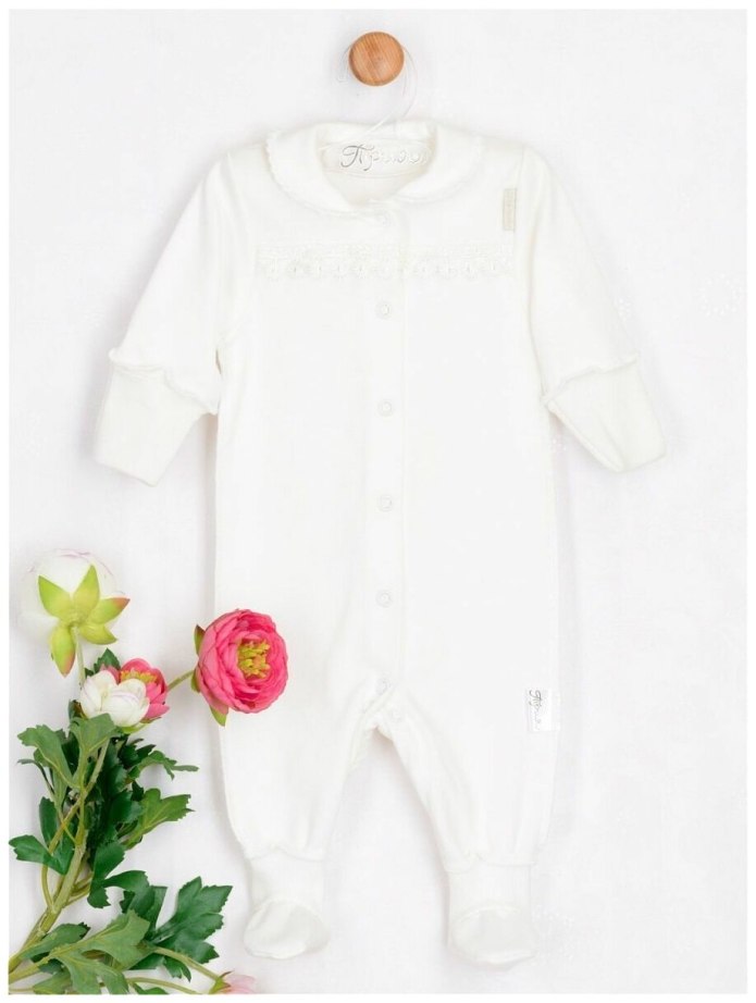 Боди ТРИЯ размер 62-68, белый