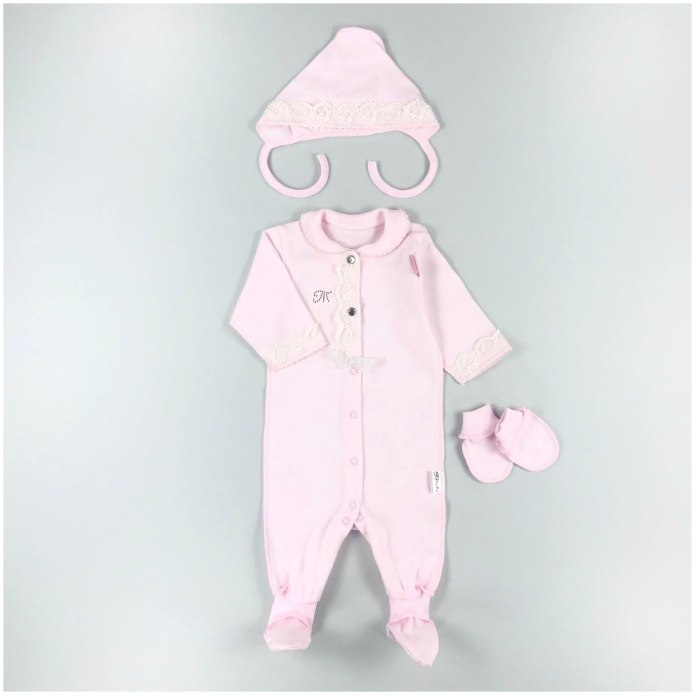 Кружевные комбинезоны для новорожденных