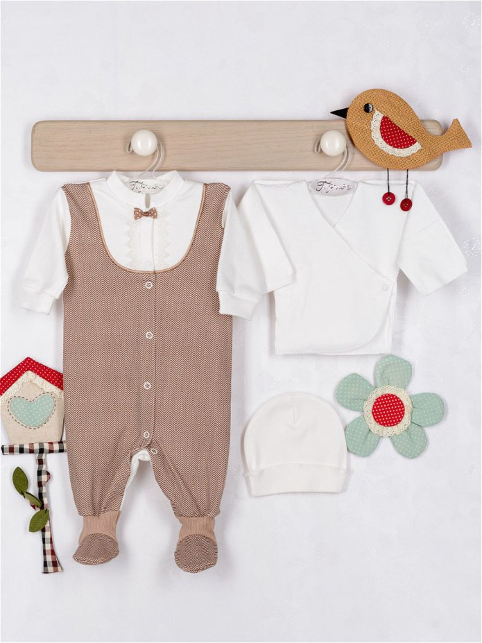 Комбинезон нежный Возраст ТРИЯ 1131 экрю