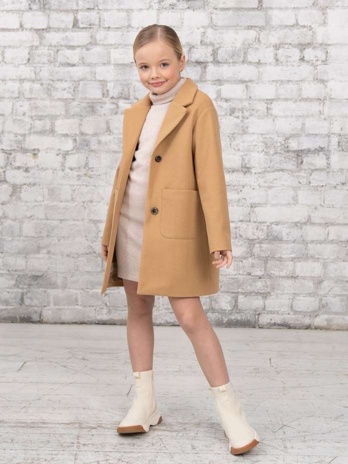 Пальто детское демисезонное