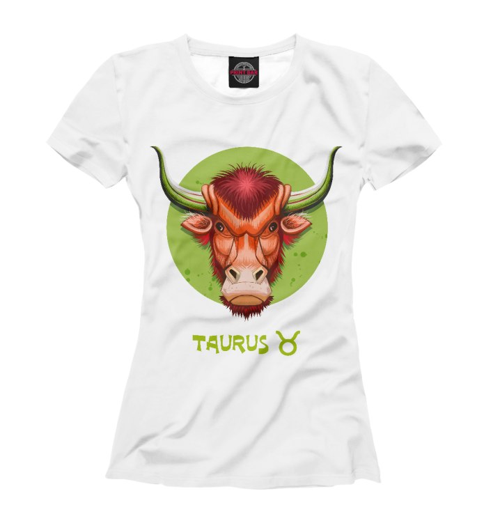 Футболка Телец черная