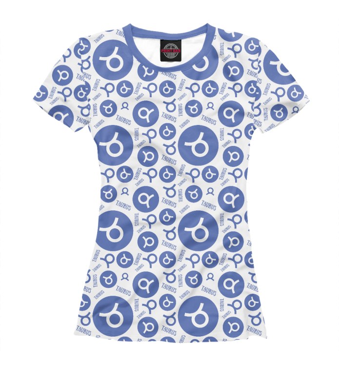 Знак зодиака Телец рисунок на футболку
