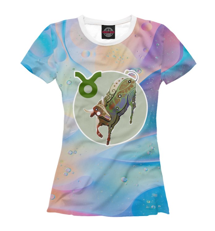 Футболка с принтом быка