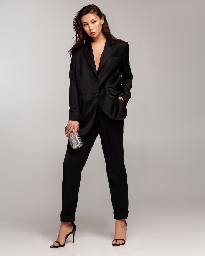 Летние брючные костюмы для полных женщин