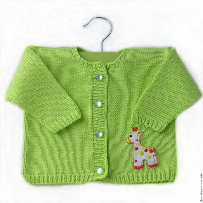 Стильные вязаные вещи для детей