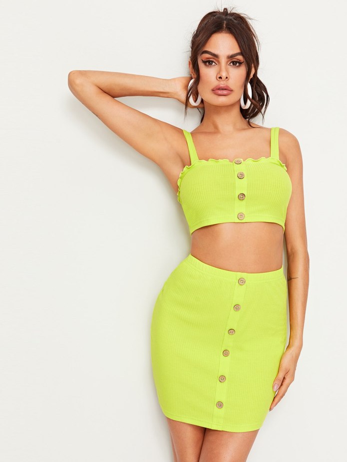 Кроп топ Lime