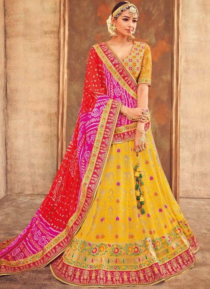 Bridal Lehenga Choli PNG