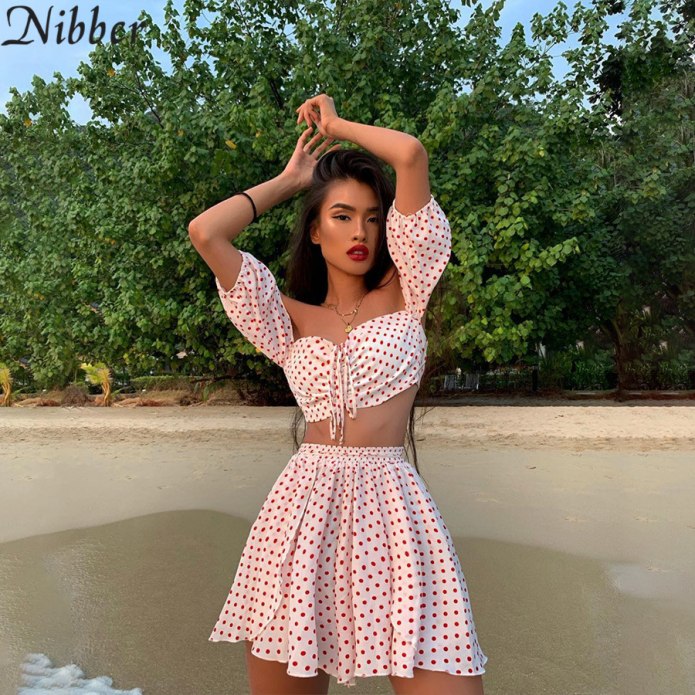 Юбка с топом комплект летние