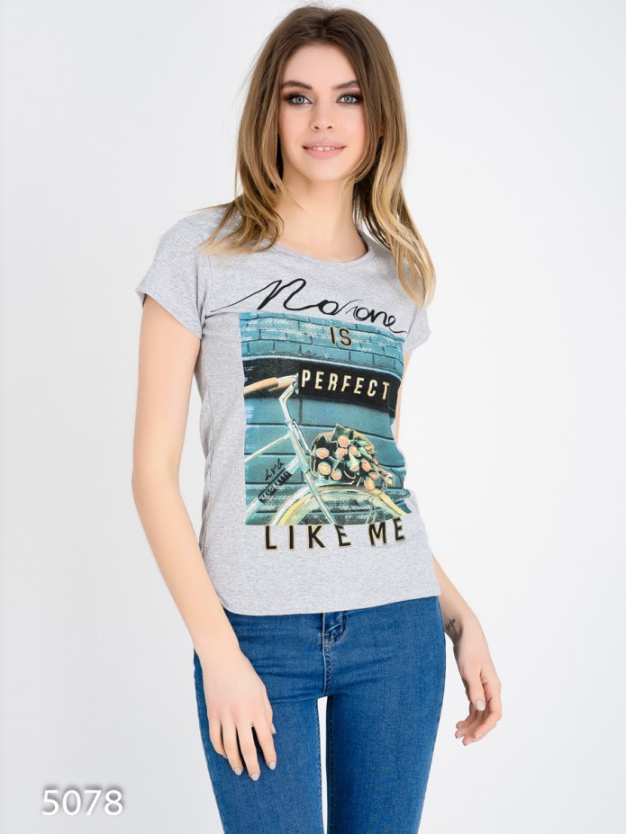 Мятные футболки женские с рисунком