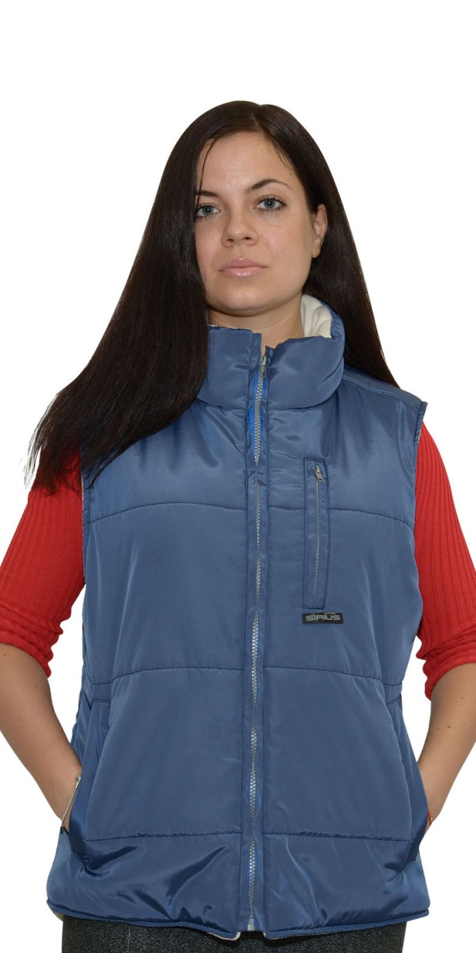 Жилет "Snow" цв.индиго