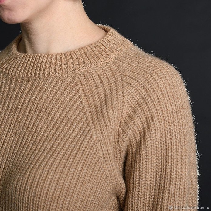 Кашемировый джемпер кэмел