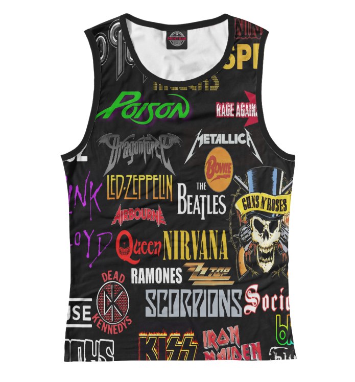 Футболки рок группы Кисс