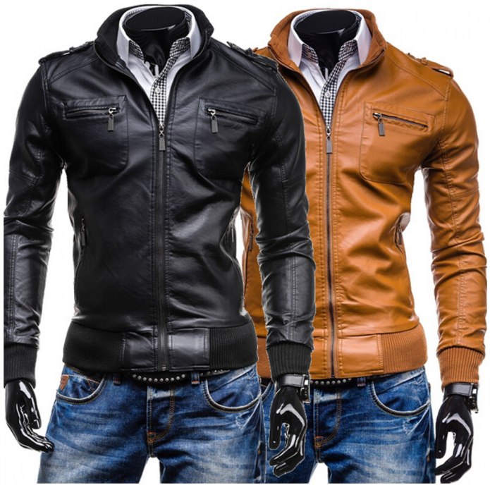 Мужская куртка из натуральной кожи модель cl612w7(3)