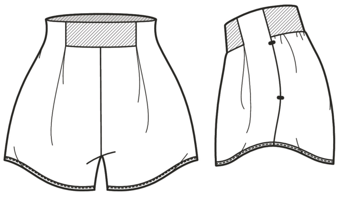 Шорты карточка для детей