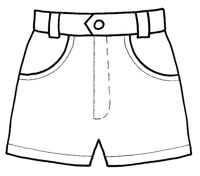 Спортивные шорты вектор