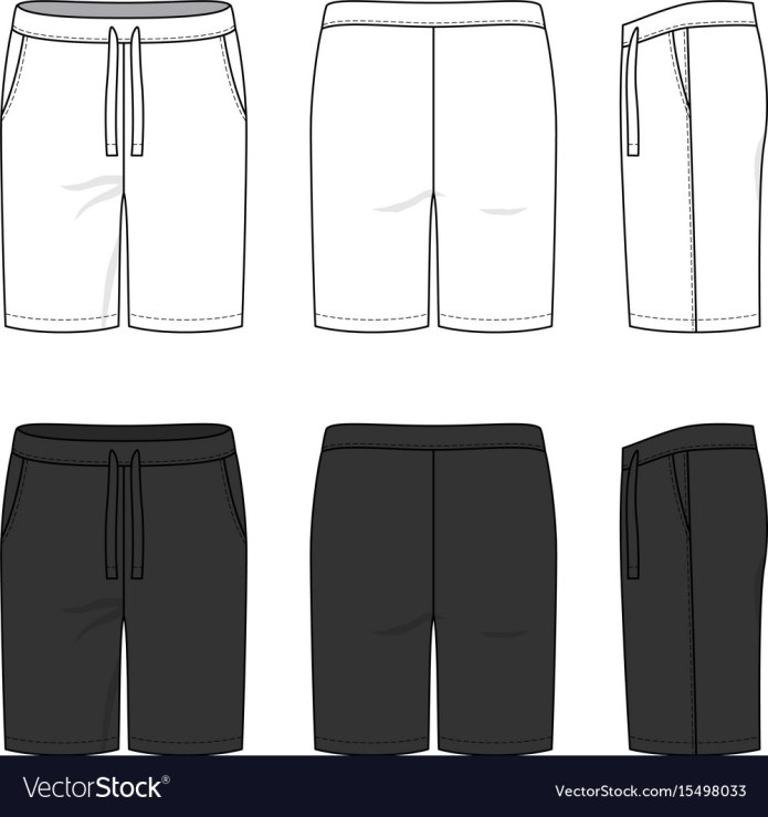 Нарисовать шорты