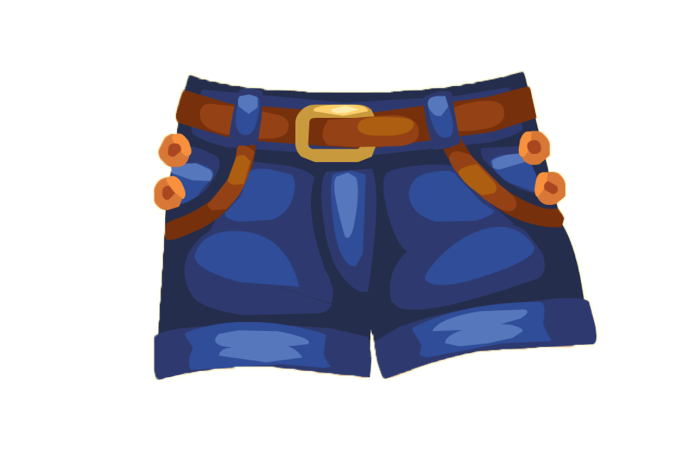 Шорты детские вектор