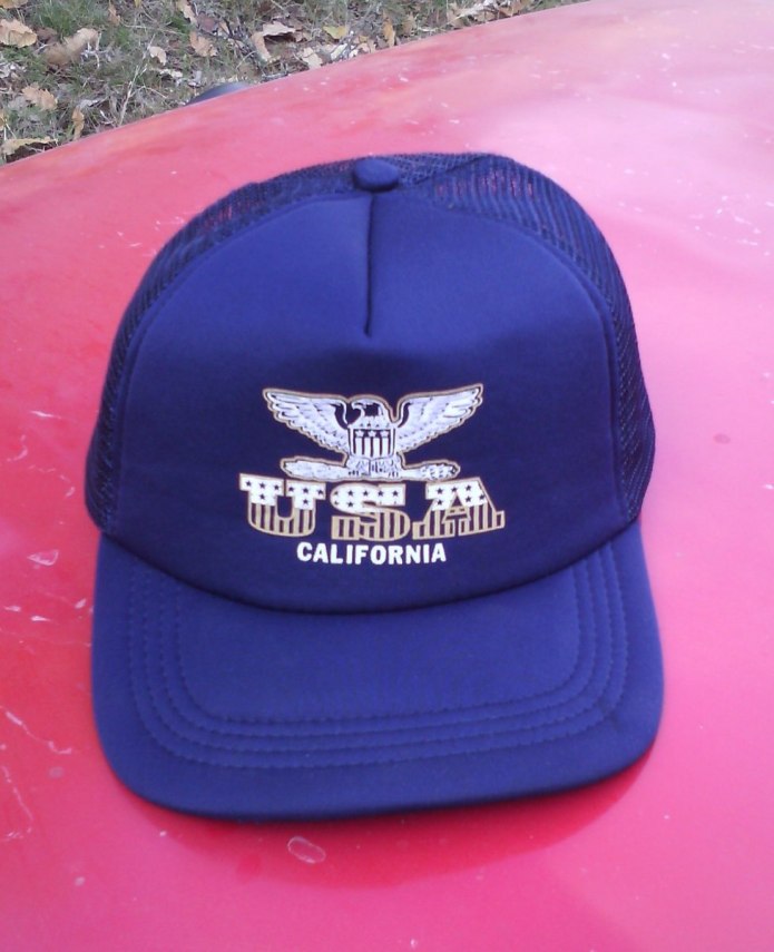 Черная кепка USA 90t