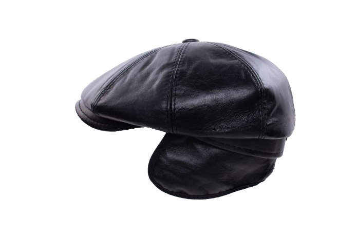Denkor кепка восьмиклинка кожаная
