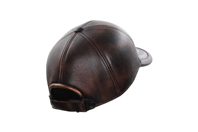 Кожаная кепка "Фабьен"