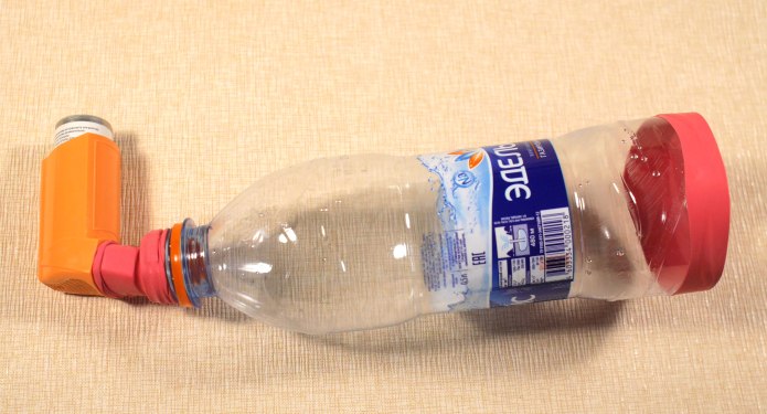 Спейсер для ингаляций из 2 бутылок