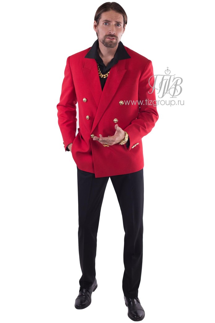 Сергей Мавроди в малиновом пиджаке