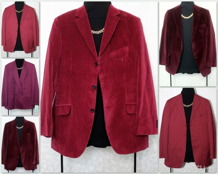 Малиновый пиджак 90х