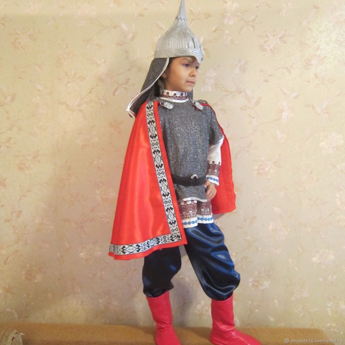 Костюм богатыря для мальчика