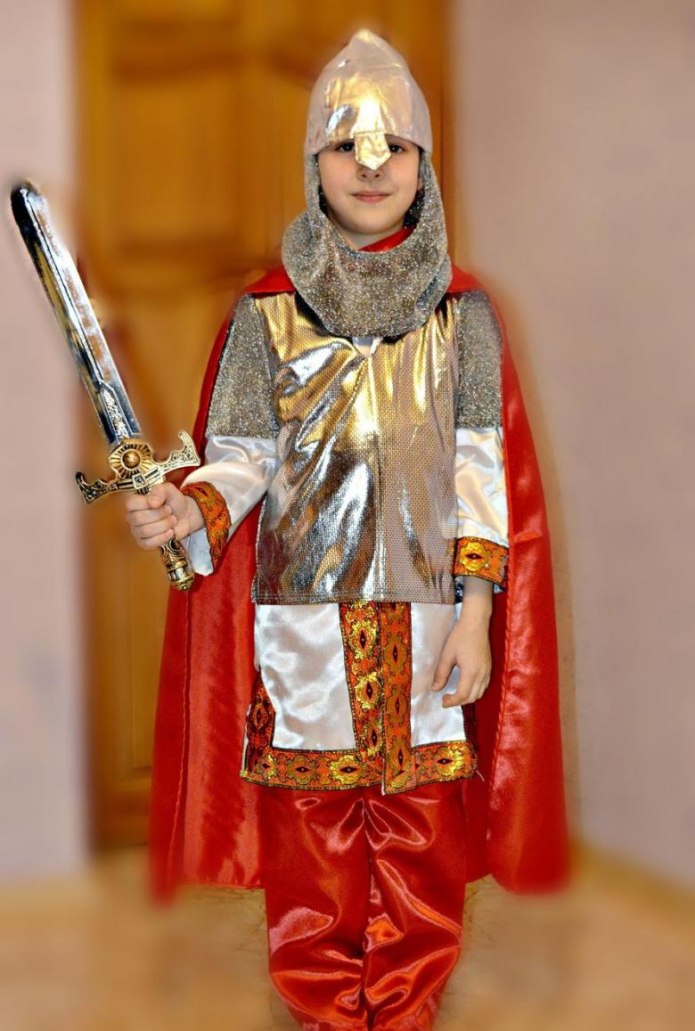 Шлем богатыря для мальчика