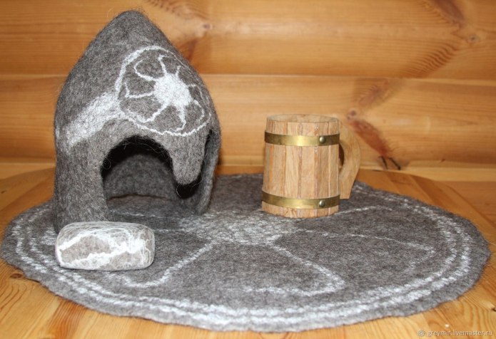 Банная шапка шлем