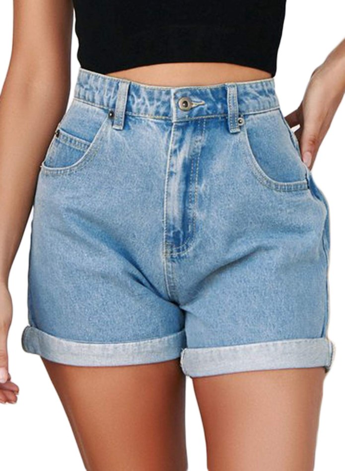 Шорты женские летние джинсовые