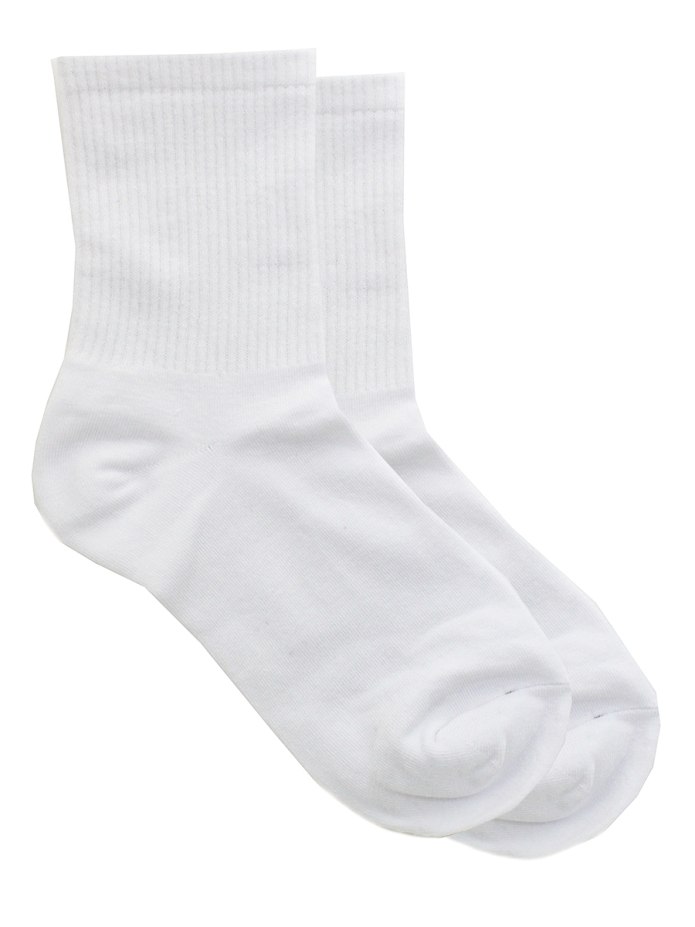 Длинные белые носки