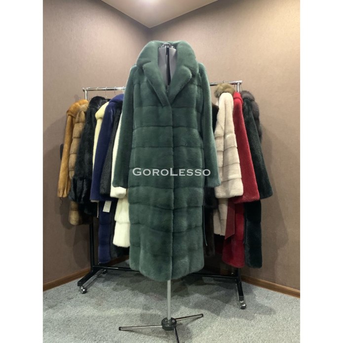 Imperial furs шуба цвет зеленый