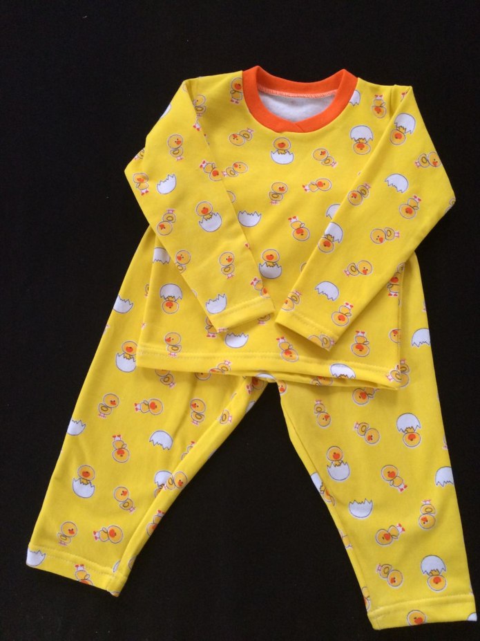 Пижама детская на кнопках