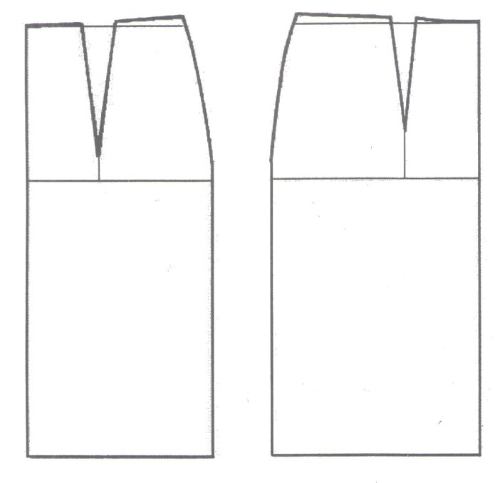 Моделирование прямой юбки