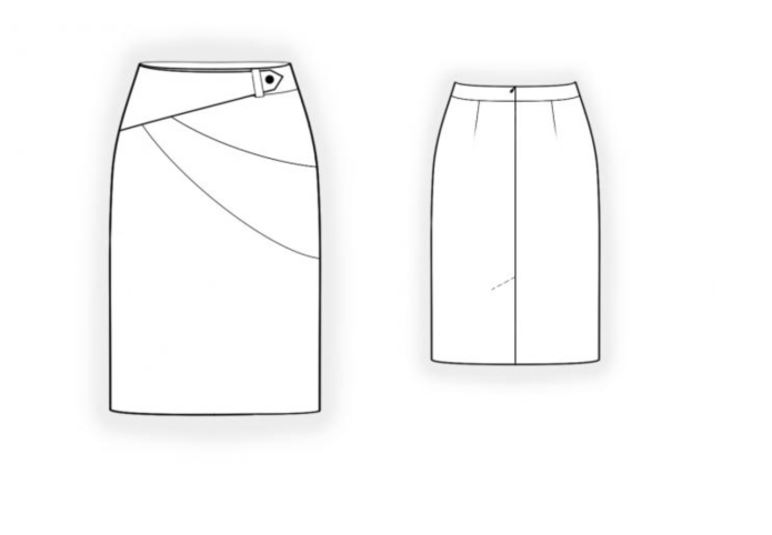 Конструирование прямой юбки