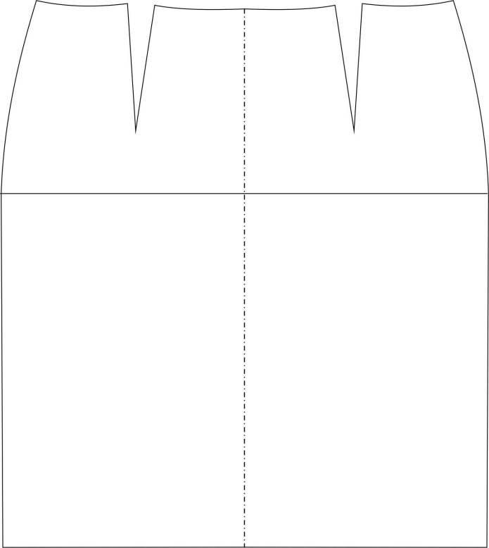 Выкройка юбки