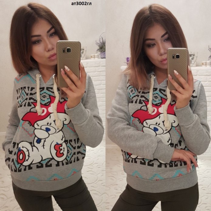 Fruit of the Loom толстовка красный