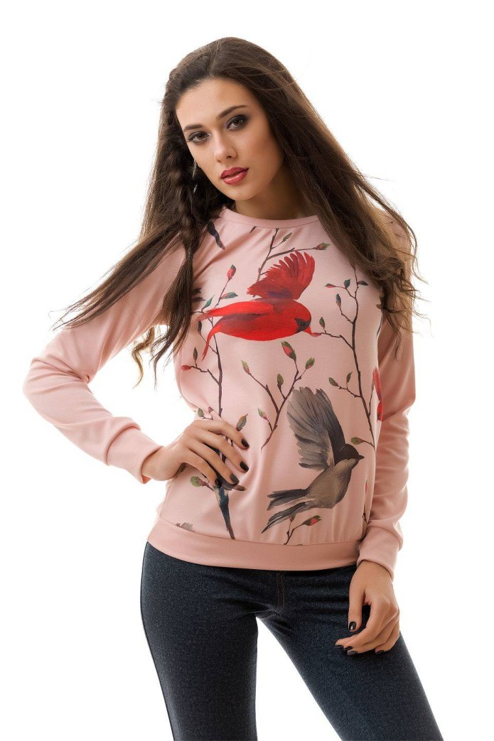 Блузка с жабо женская