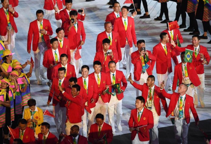 Китайские спортсмены